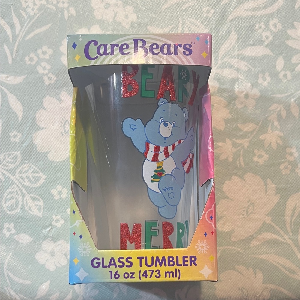 Care Bears Holiday Glass Tumbler